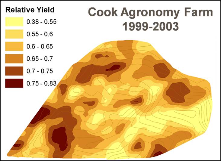 Cook Farm Yield Map
